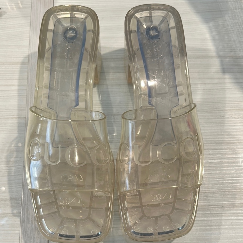 Gucci Women's Transparent Mules